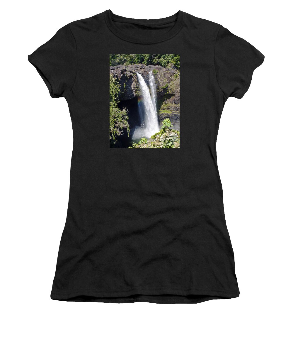 Fine Art Photography Women's T-Shirt featuring the photograph Rainbow Falls II by Patricia Griffin Brett