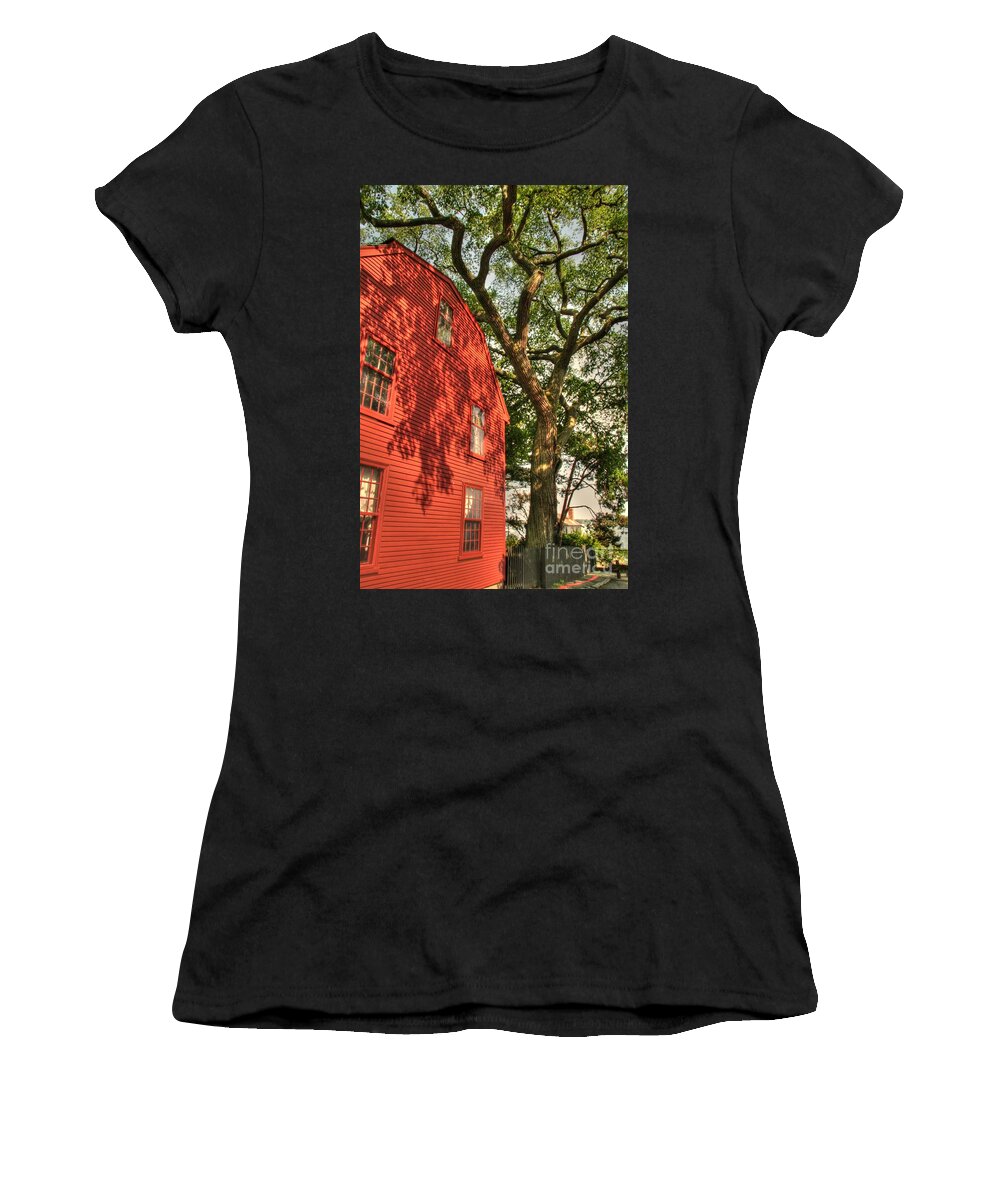 Old House Women's T-Shirt featuring the photograph Red House by Jonathan Harper
