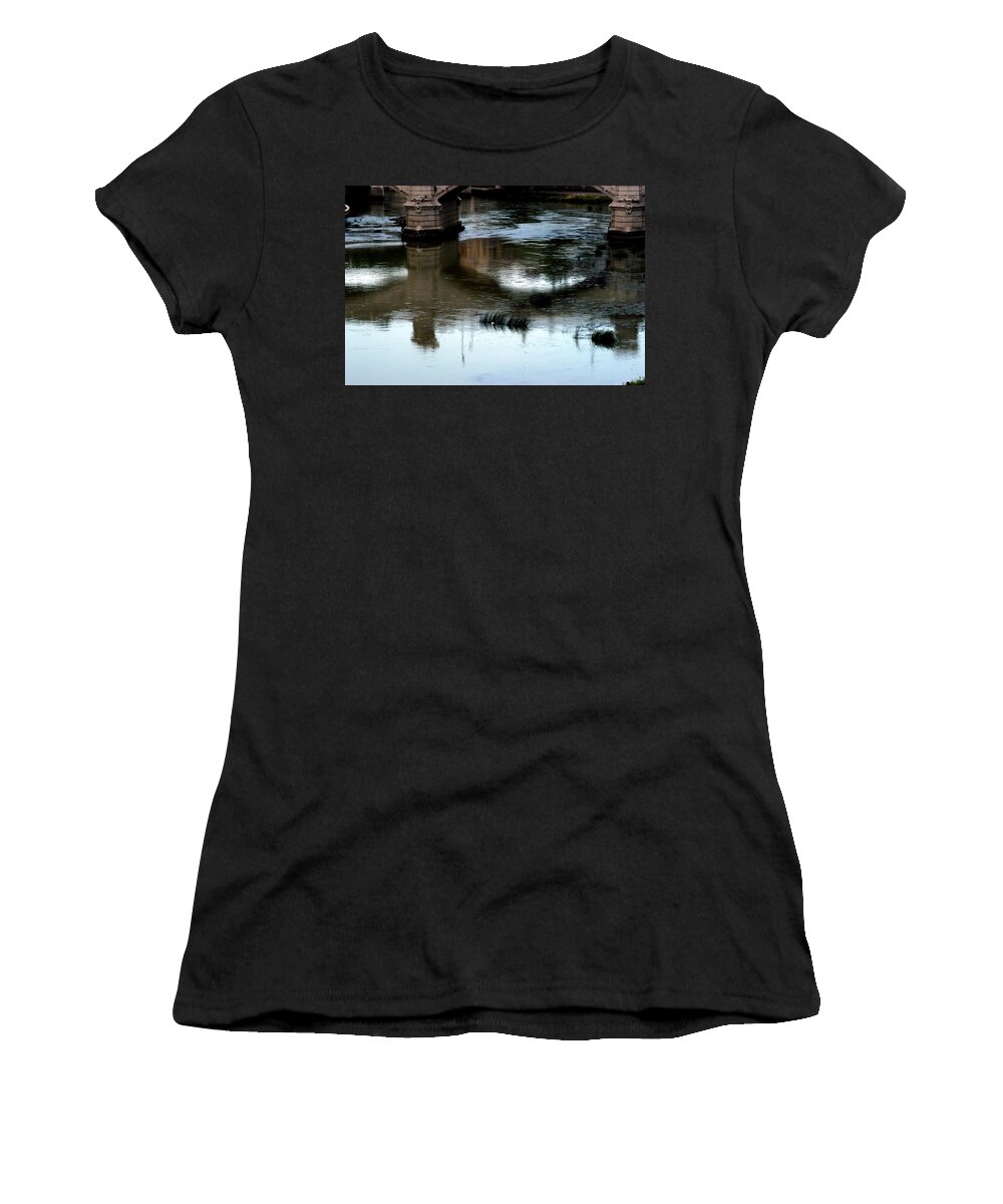 Italy Women's T-Shirt featuring the photograph Reflection Tevere by Joseph Yarbrough