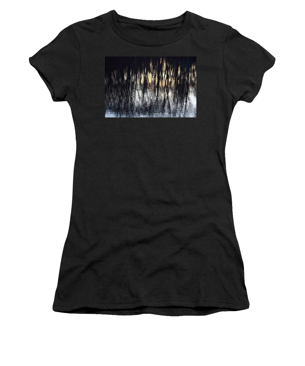 Abstract Women's T-Shirt featuring the photograph Reflections by Andrew Pacheco
