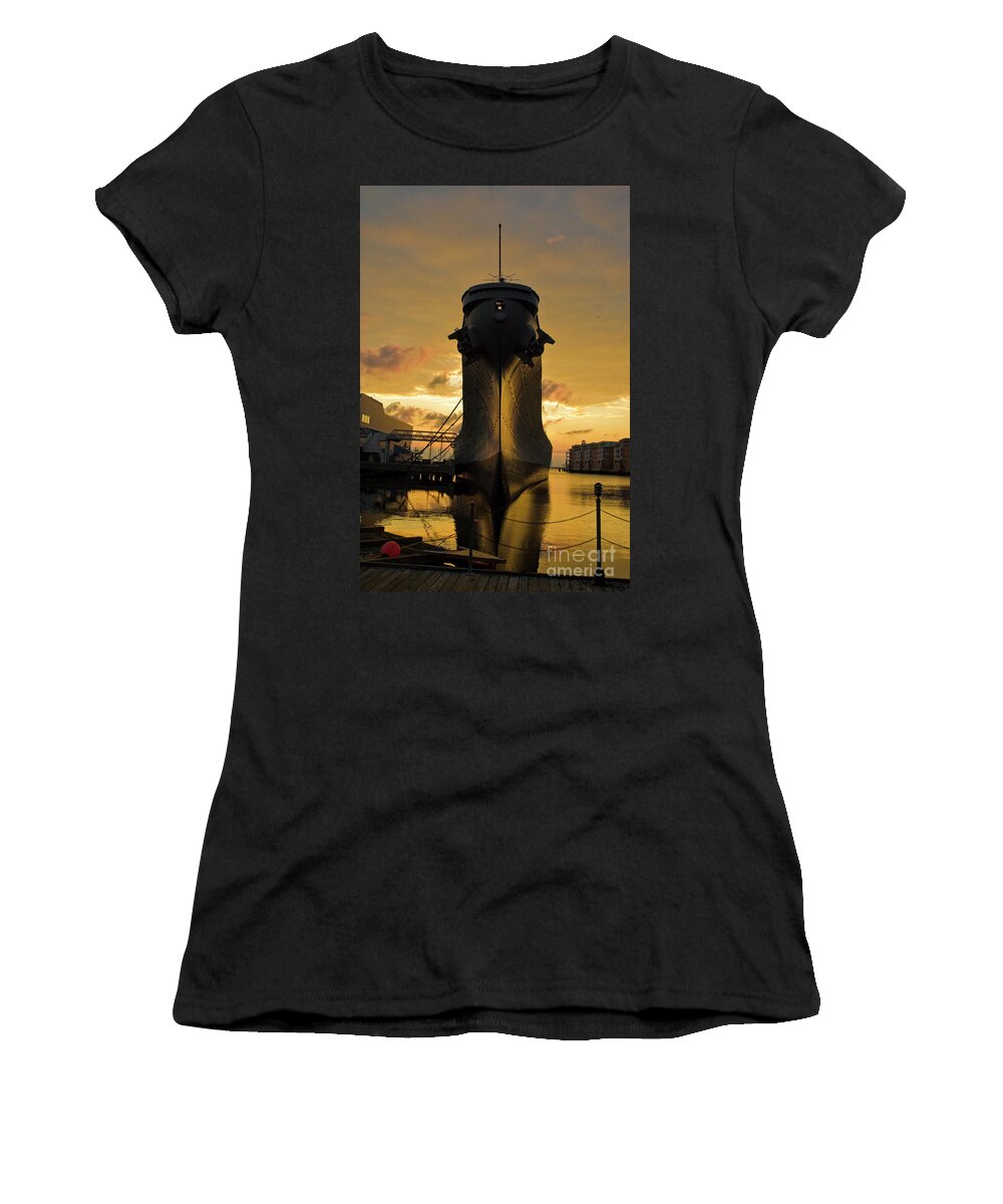 Bb-64 Women's T-Shirt featuring the photograph Reflections of Wisconsin by Tim Mulina