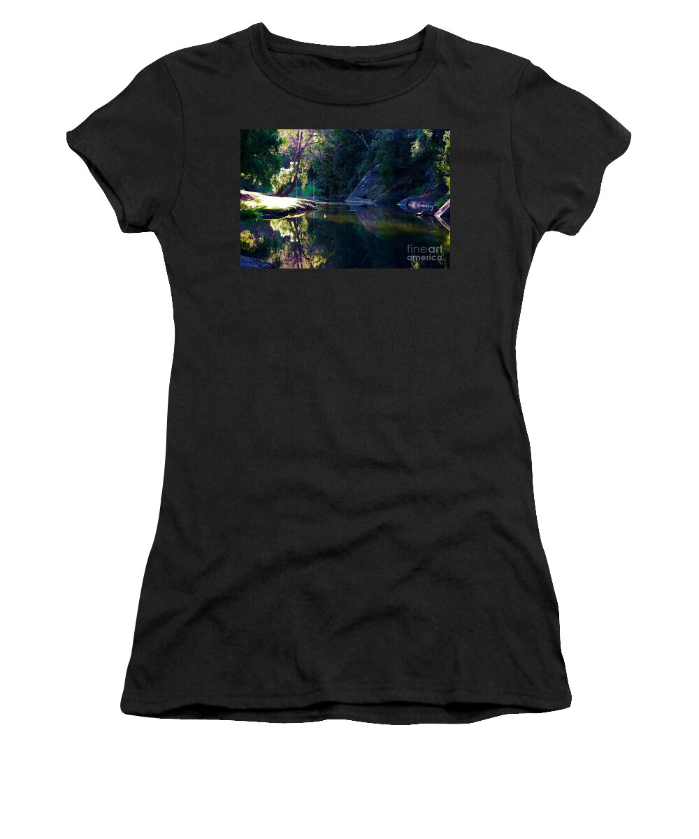 Australia Women's T-Shirt featuring the photograph River swimming hole by Blair Stuart