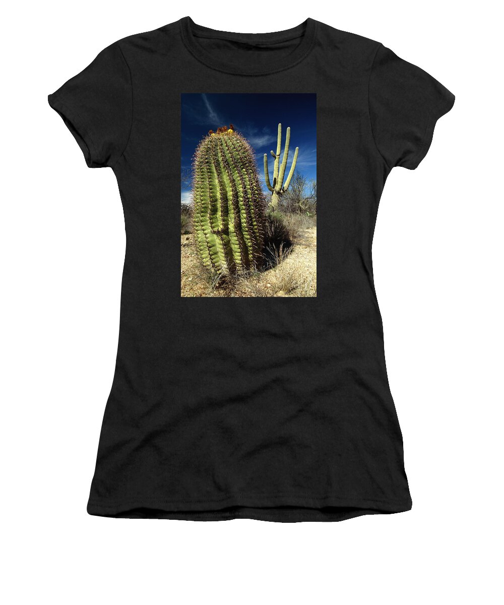 Mp Women's T-Shirt featuring the photograph Saguaro Carnegiea Gigantea by Gerry Ellis