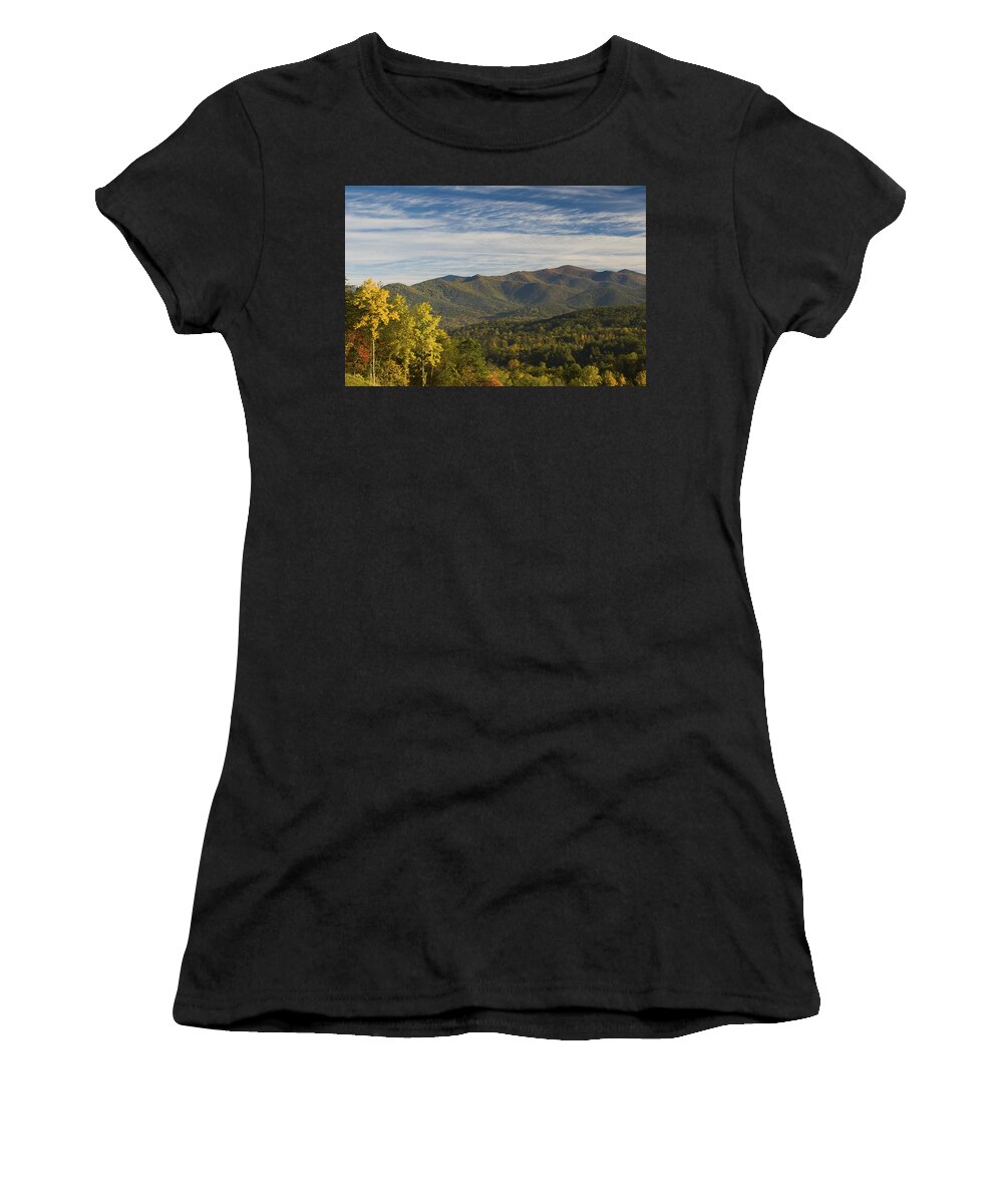 Asheville Women's T-Shirt featuring the photograph Seven Sisters by Joye Ardyn Durham