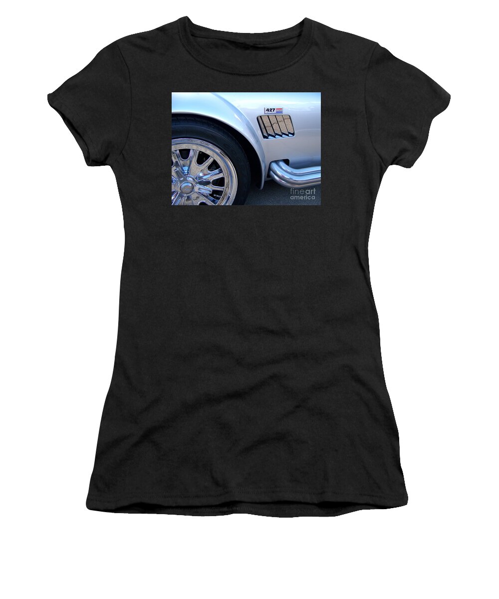Shelby Women's T-Shirt featuring the photograph Shelby Cobra 427 by Sue Stefanowicz