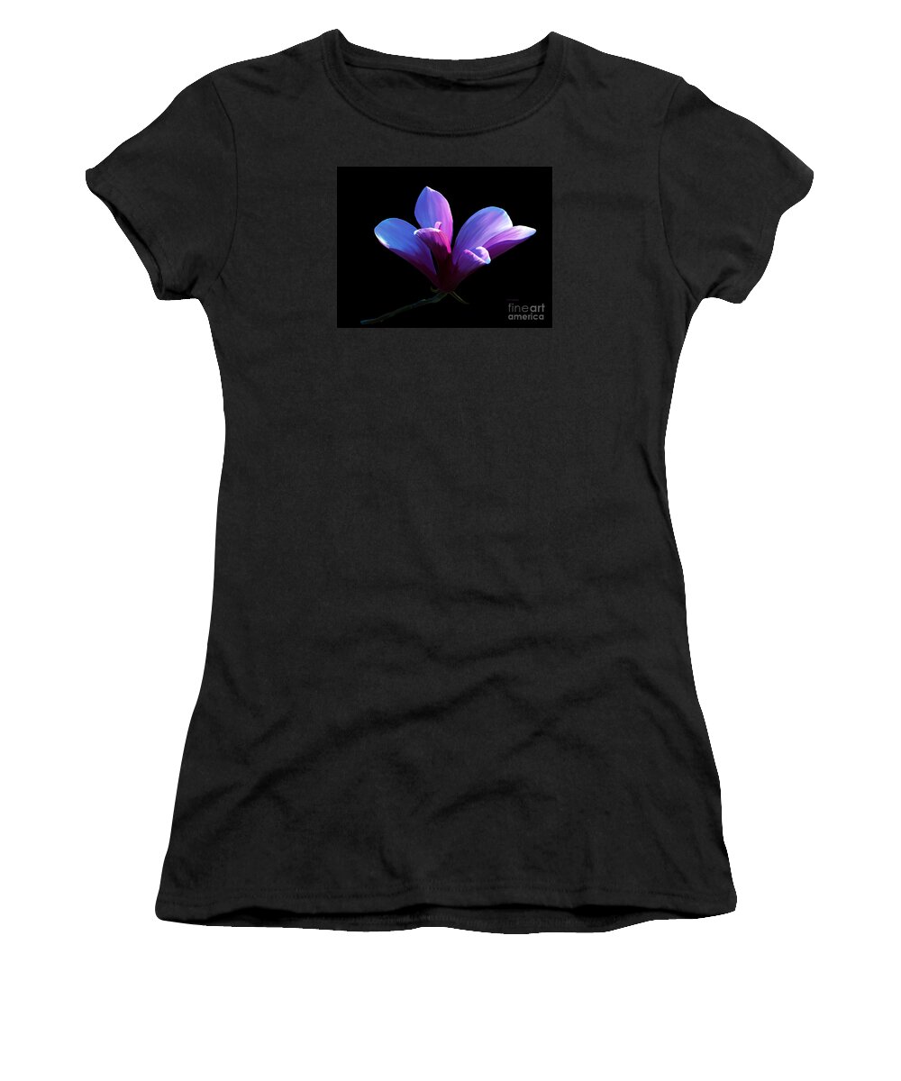 Fine Art Print Women's T-Shirt featuring the painting Steel Magnolia by Patricia Griffin Brett