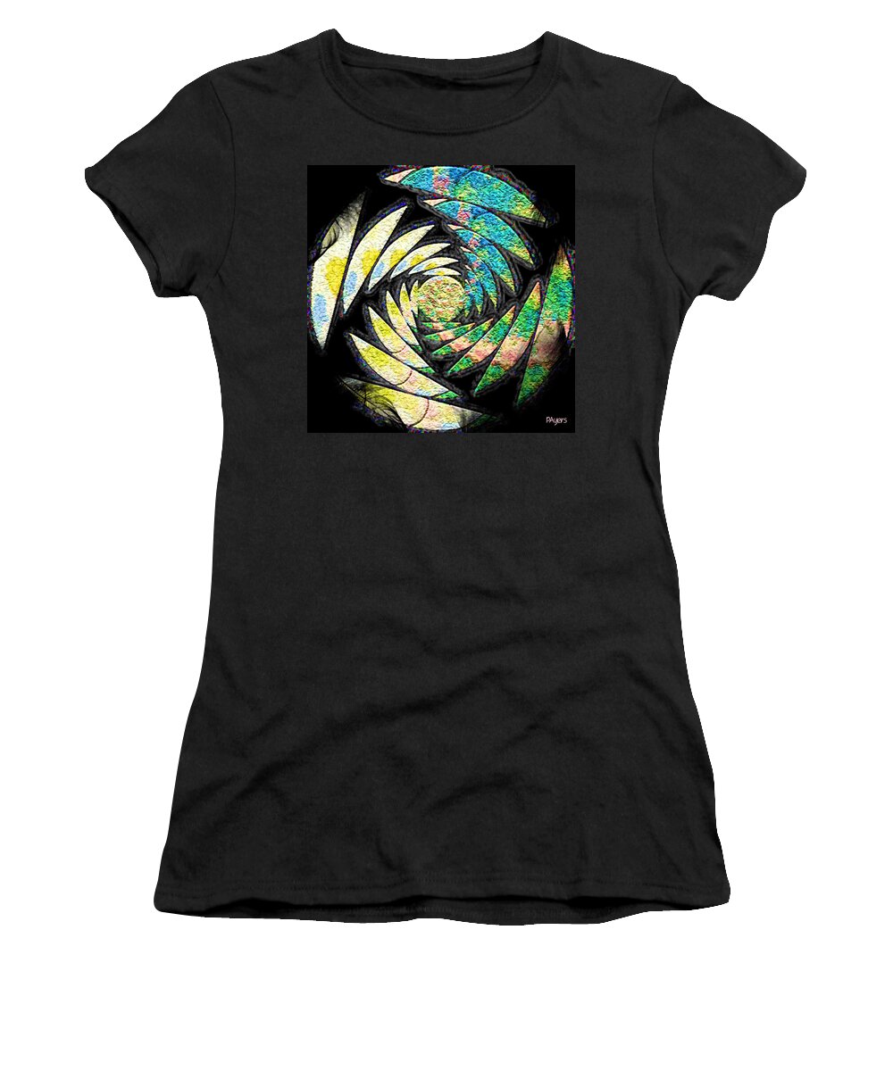 Digital Women's T-Shirt featuring the digital art Sunrise by Paula Ayers
