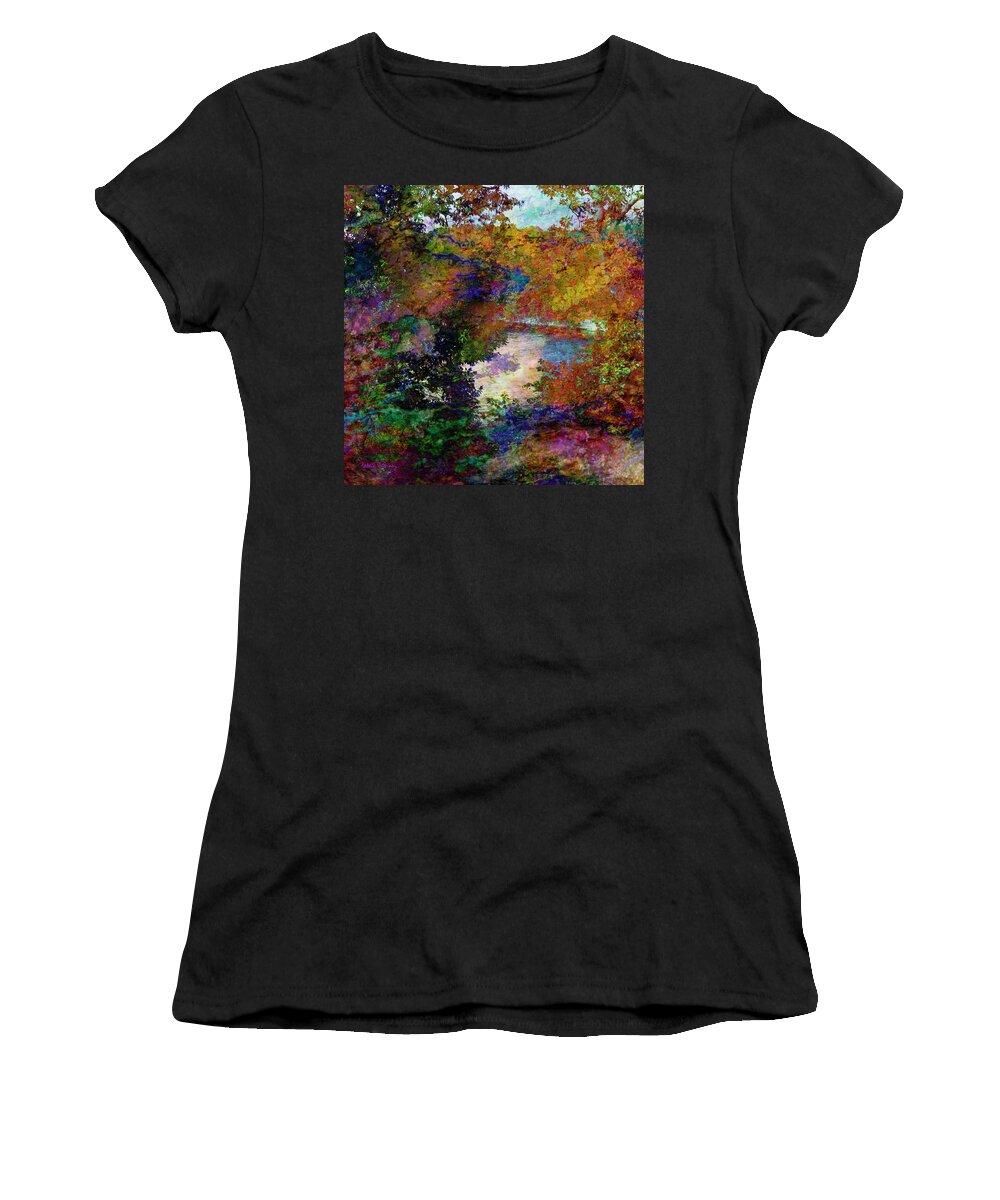 Table Rock Women's T-Shirt featuring the digital art The Clearing by Barbara Berney