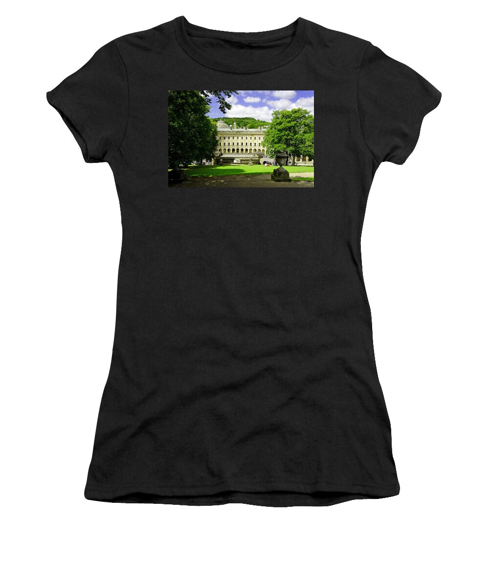 People Women's T-Shirt featuring the photograph The Crescent - Buxton by Rod Johnson