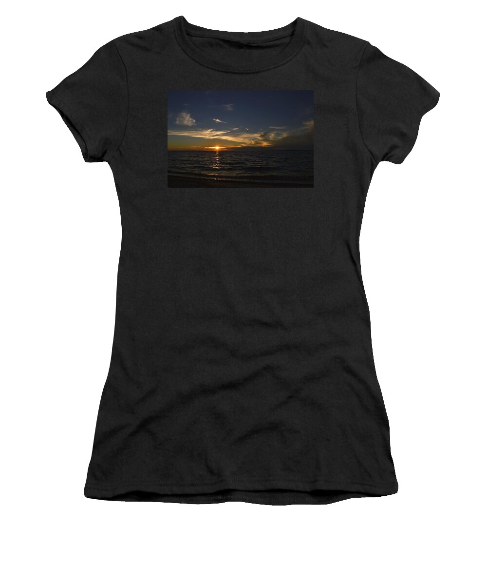 Sunset Women's T-Shirt featuring the photograph The Distance Between by Melanie Moraga