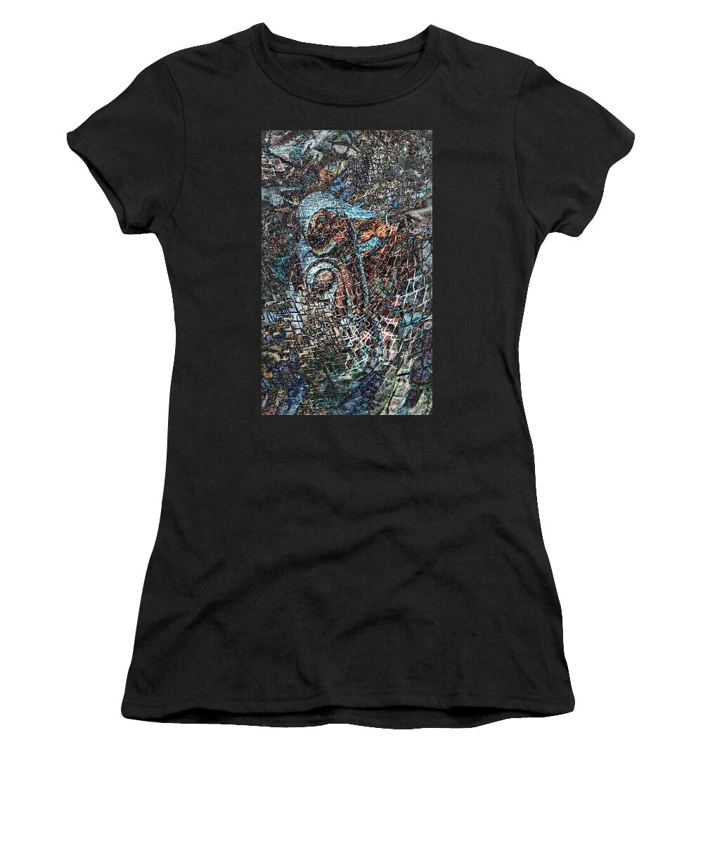 Twisted Women's T-Shirt featuring the digital art Twistered 2 by Frances Miller