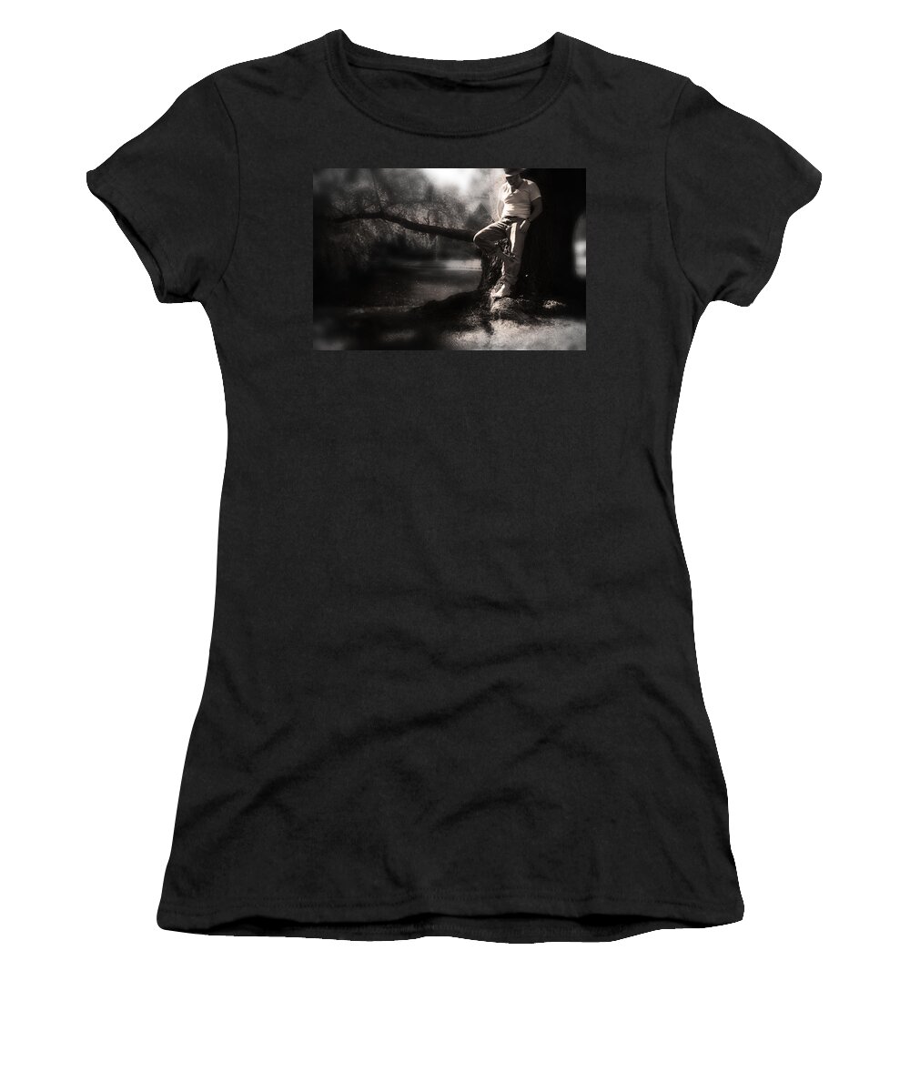 Self Portrait Women's T-Shirt featuring the photograph ... by Gray Artus