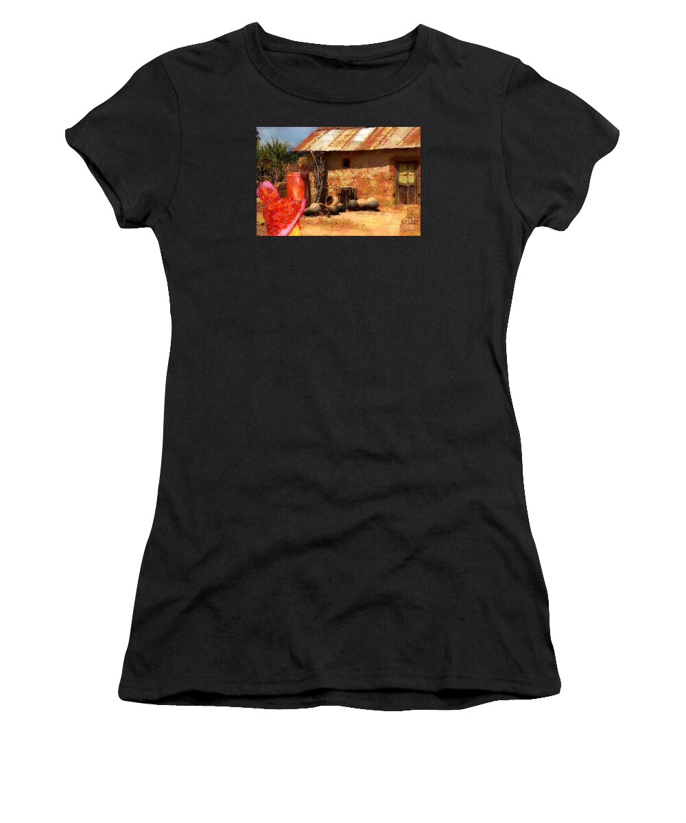 Africa Women's T-Shirt featuring the photograph Mama Is Home by Morris Keyonzo