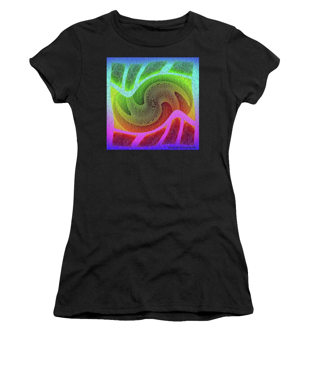 Art Women's T-Shirt featuring the digital art #061520171 #061520171 by Frank Bonilla