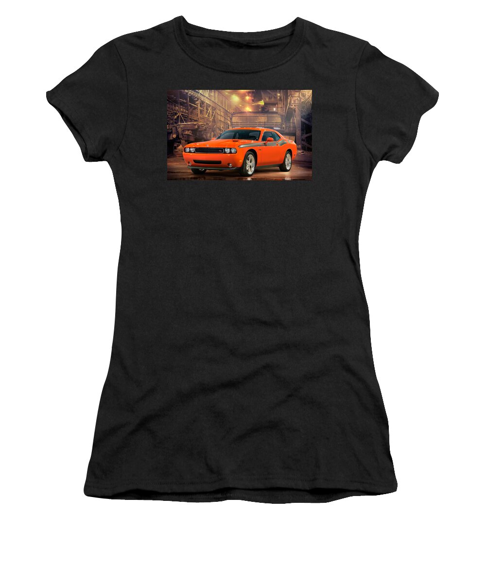 Dodge Women's T-Shirt featuring the photograph Dodge #1 by Mariel Mcmeeking