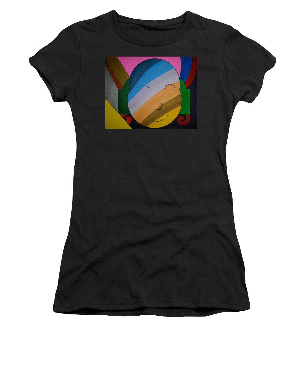 Geometric Art Women's T-Shirt featuring the painting Dream 282 by S S-ray