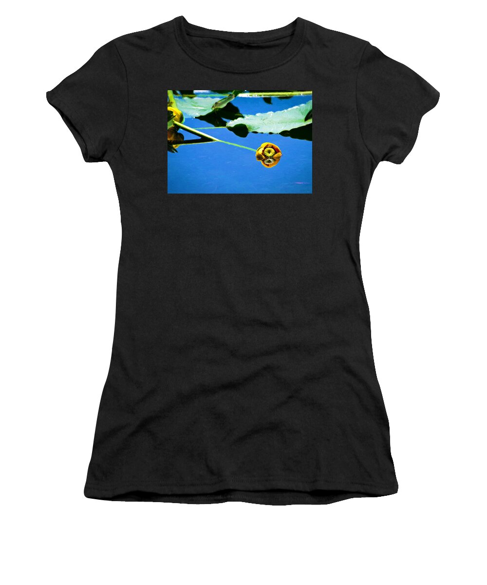 Lily Women's T-Shirt featuring the photograph Floating Lily #2 by Greg Norrell