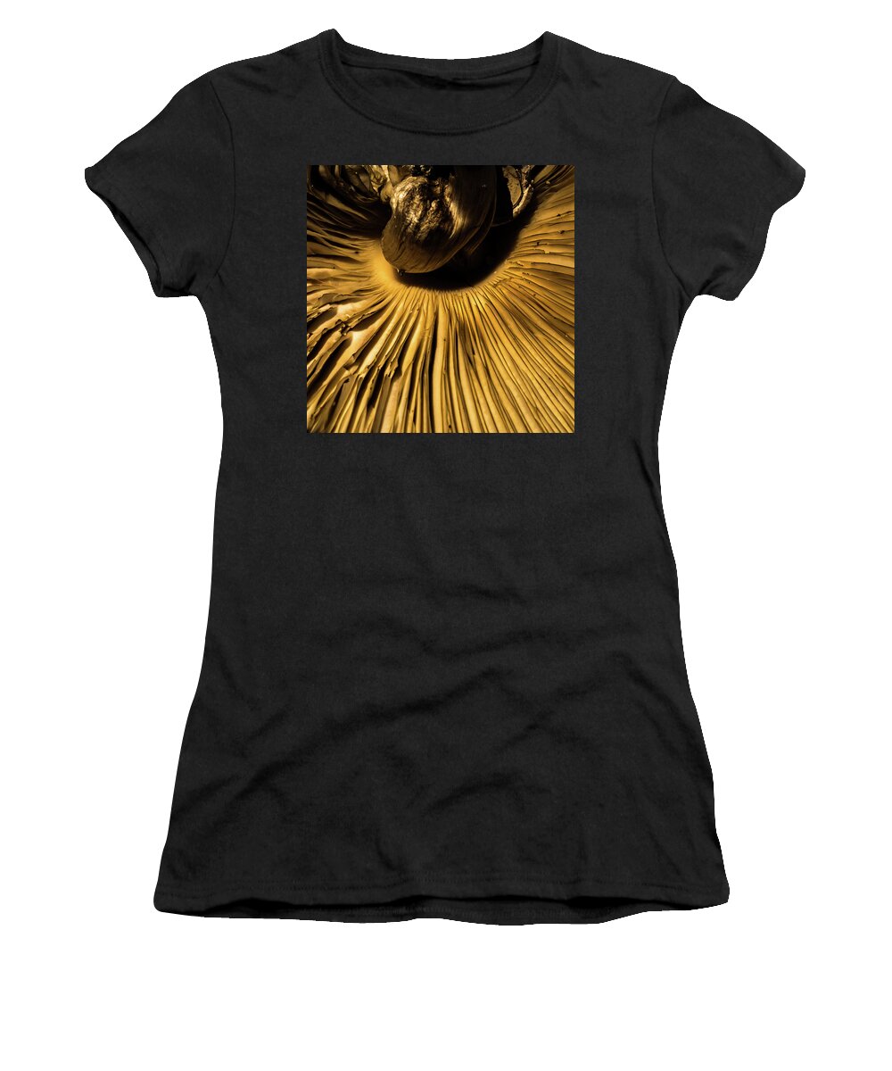 Jay Stockhaus Women's T-Shirt featuring the photograph Fungus #1 by Jay Stockhaus