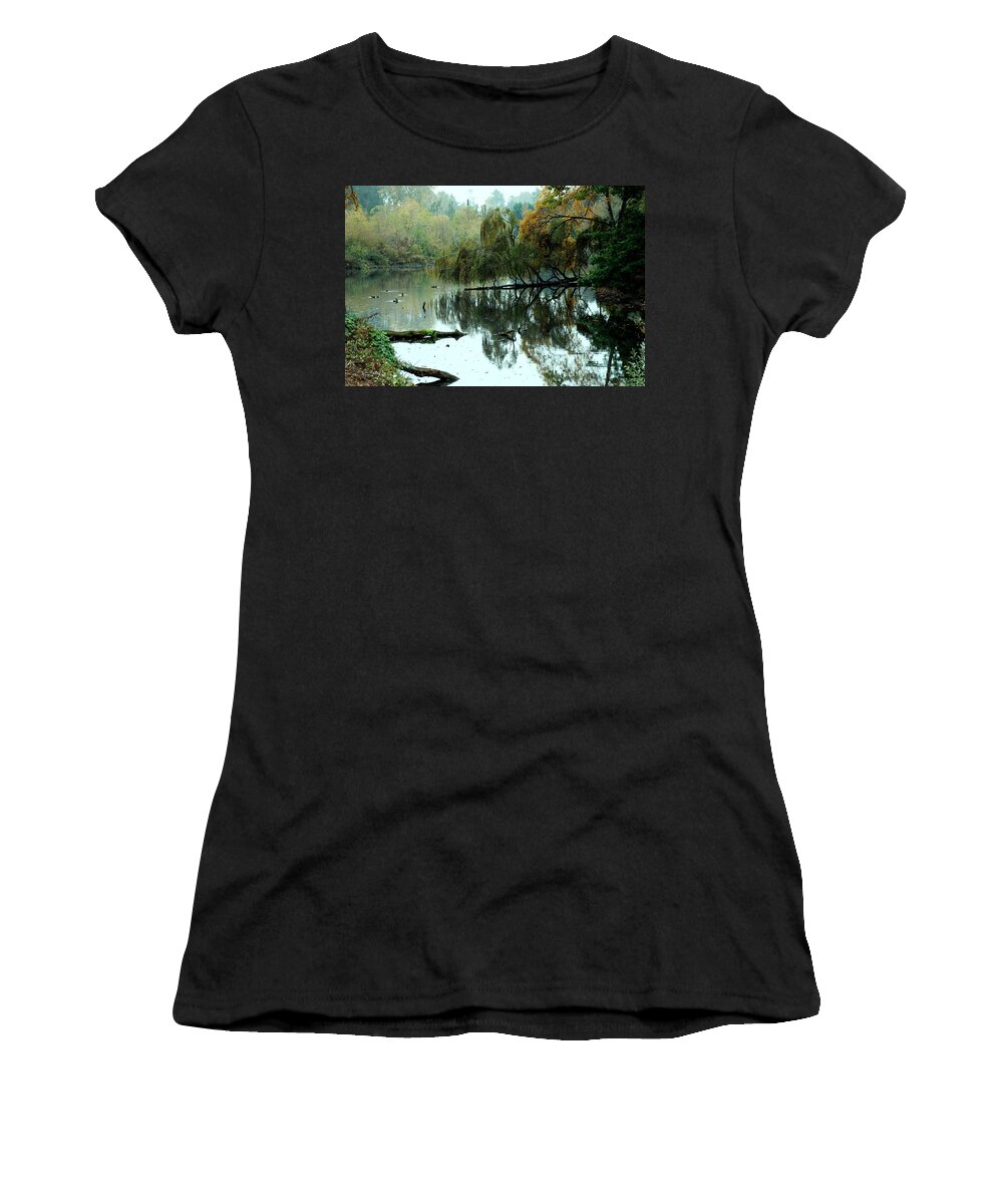 Lake Women's T-Shirt featuring the photograph Hidden Lake #1 by Kathleen Grace