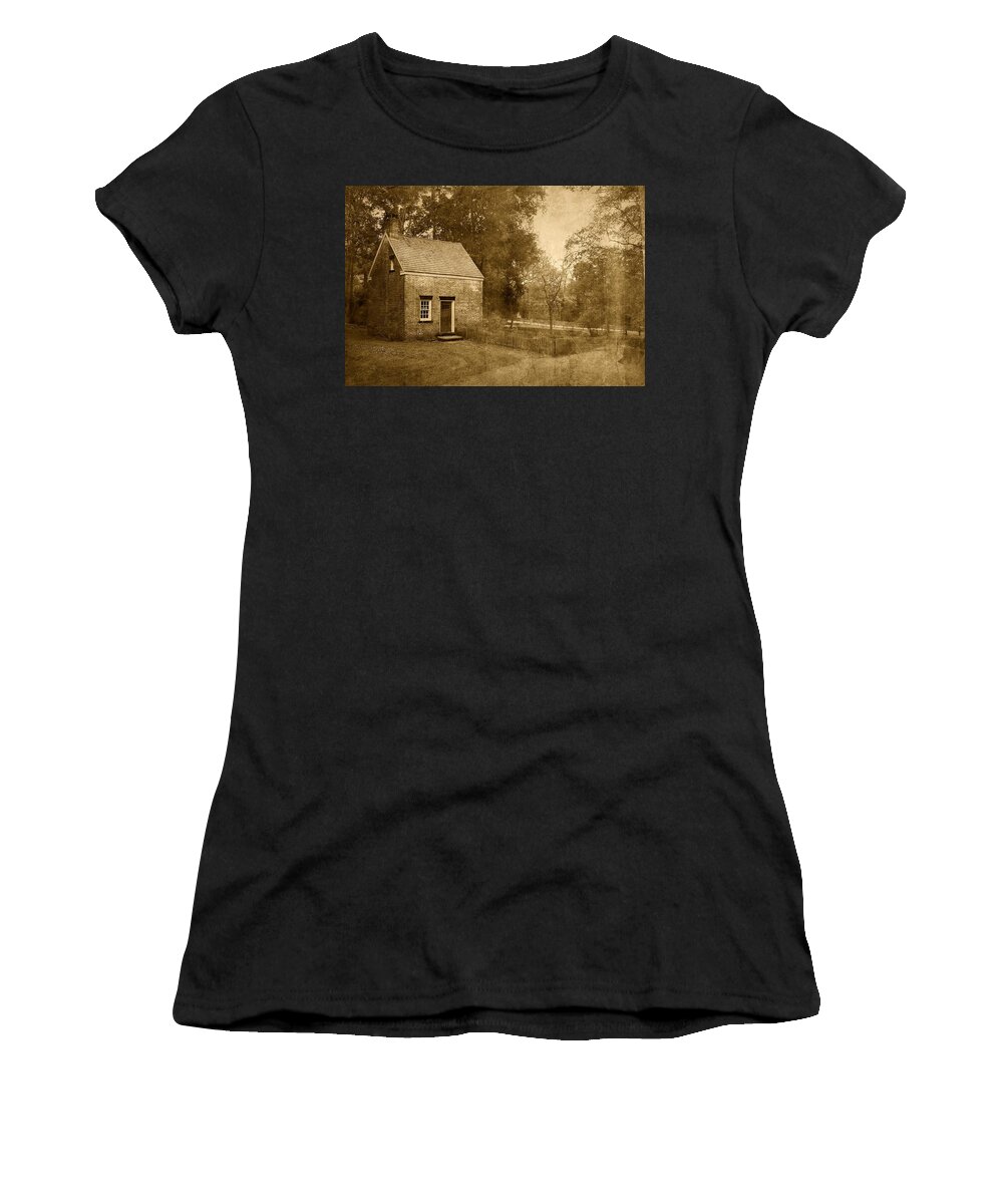 New Jersey Women's T-Shirt featuring the photograph Historic Home - Allaire State Park by Angie Tirado
