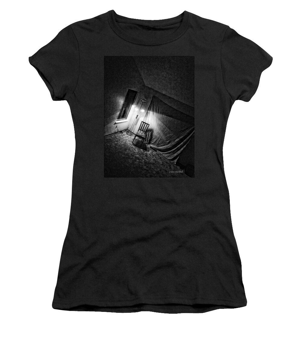 Lonely Women's T-Shirt featuring the photograph Loneliness #1 by Donna Blackhall