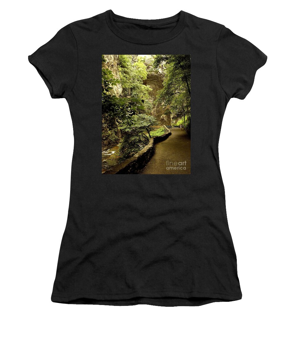 Nature Women's T-Shirt featuring the photograph Natural Bridge #1 by Raymond Earley