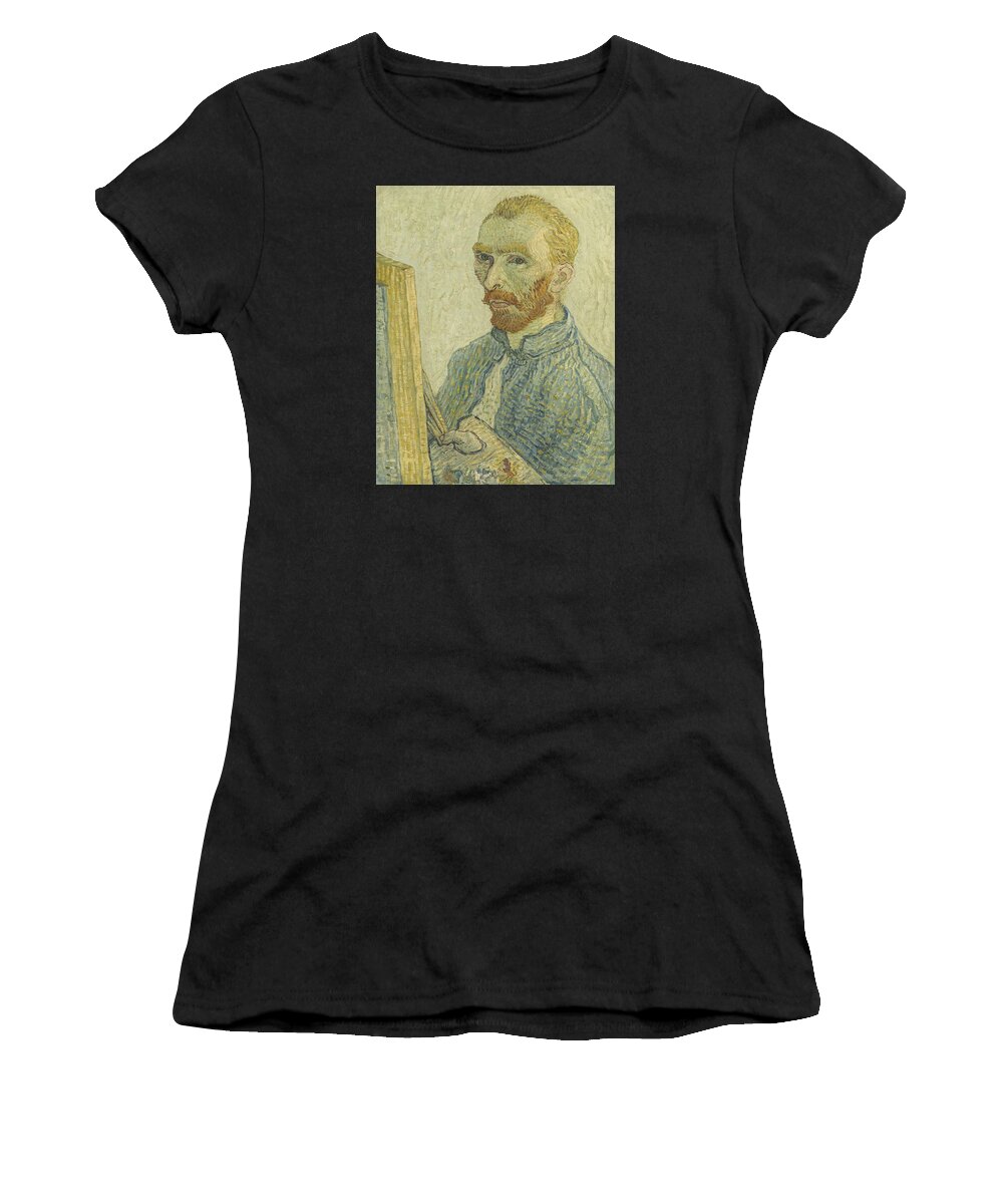 Vincent Van Gogh Women's T-Shirt featuring the painting Portrait Of Vincent Van Gogh #1 by Imitator Of Vincent Van Gogh