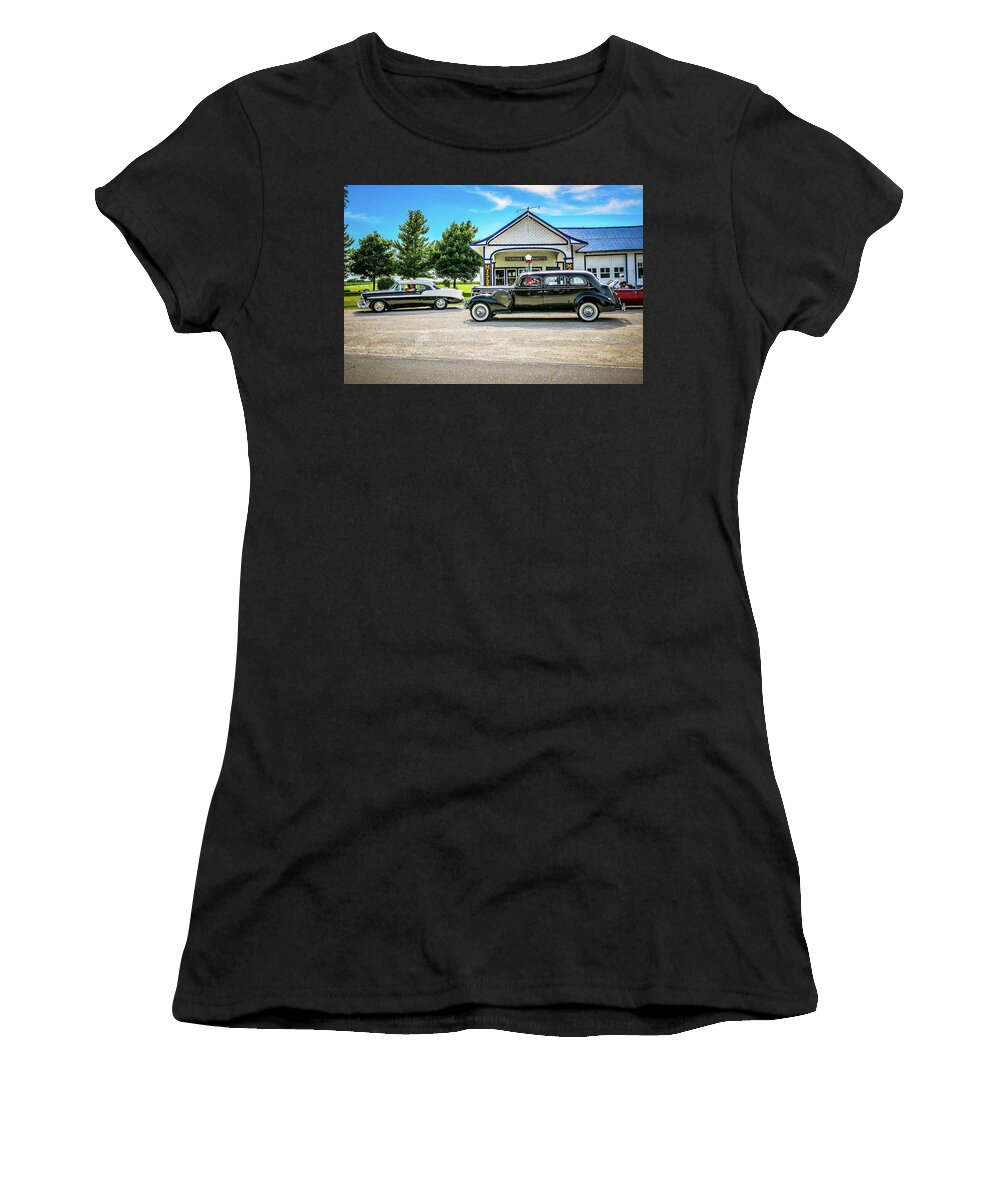  Women's T-Shirt featuring the photograph Route 66 Afternoon #1 by Tony HUTSON