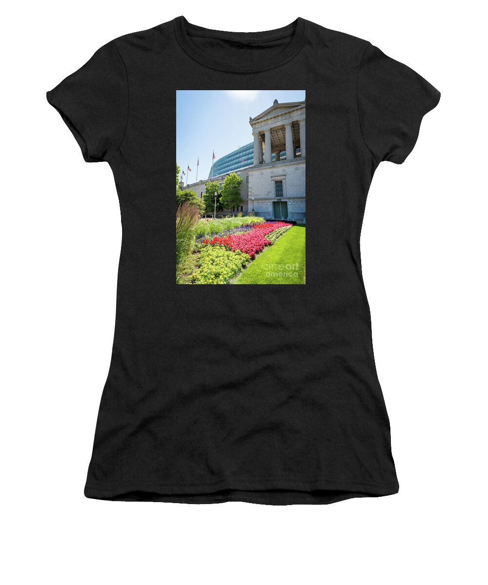 Chicago Women's T-Shirt featuring the photograph Soldier Field by David Levin