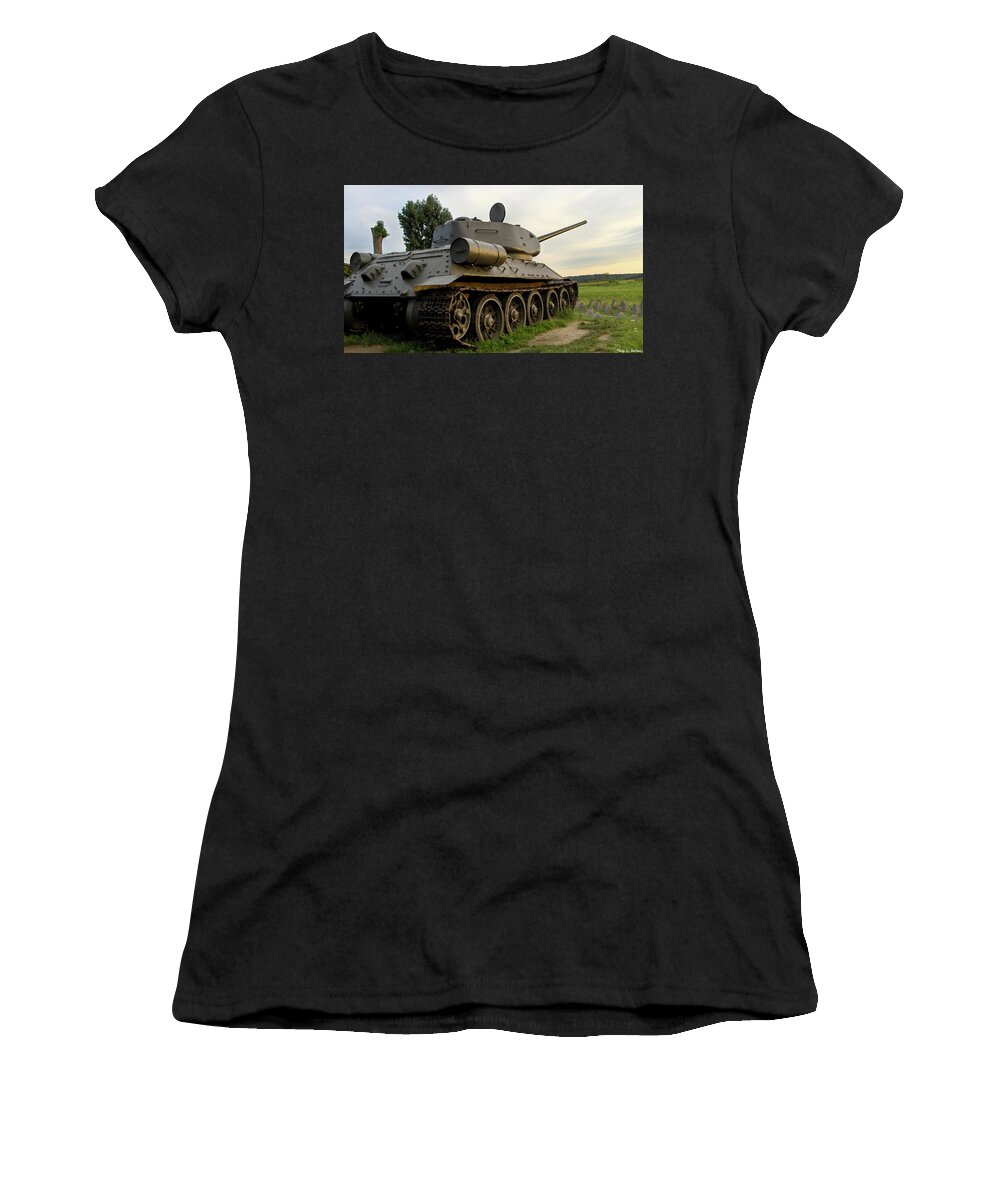 Tank Women's T-Shirt featuring the photograph Tank #1 by Mariel Mcmeeking