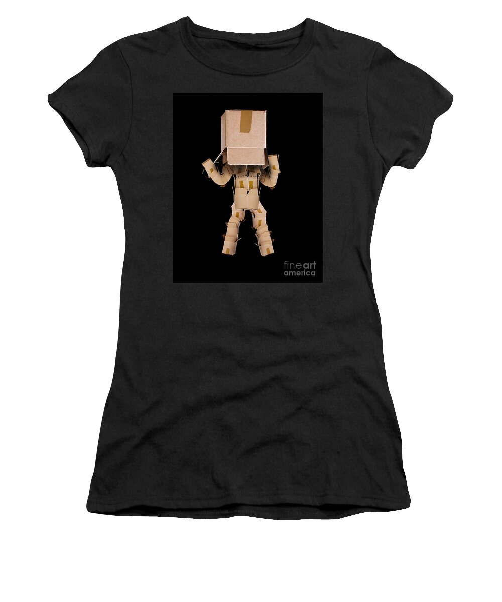 Thinking Women's T-Shirt featuring the photograph Think outside the box concept by Simon Bratt