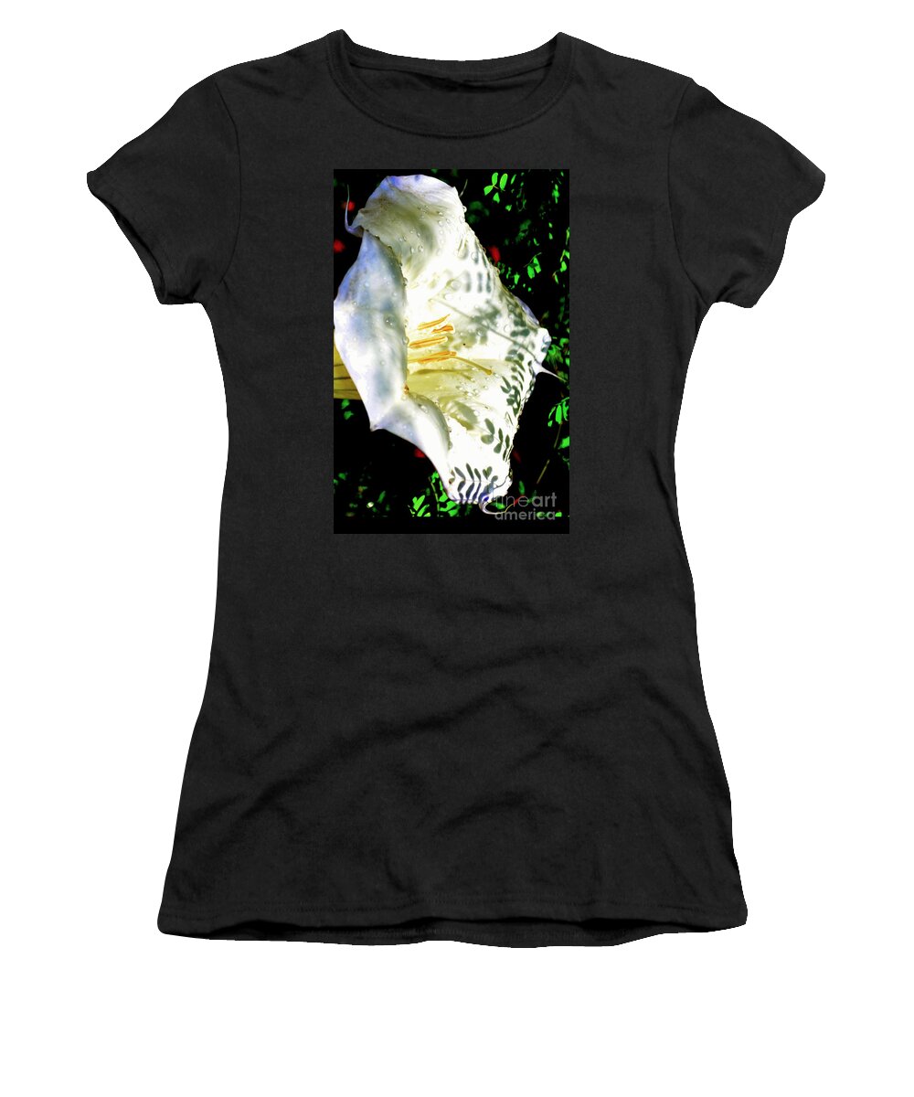 Jimson Weed Women's T-Shirt featuring the photograph Wild Child #1 by Diane montana Jansson