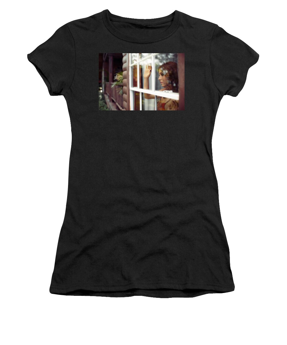 Women Women's T-Shirt featuring the digital art Women #126 by Super Lovely