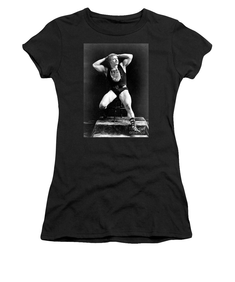 Erotica Women's T-Shirt featuring the photograph Eugen Sandow, 1st Bodybuilder by Science Source