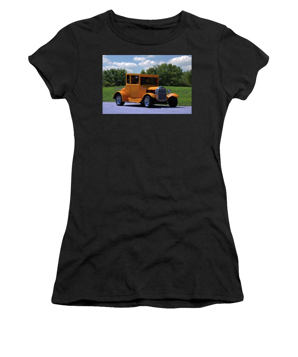1926 Women's T-Shirt featuring the photograph 1926 Ford Hot Top T Hot Rod by Tim McCullough