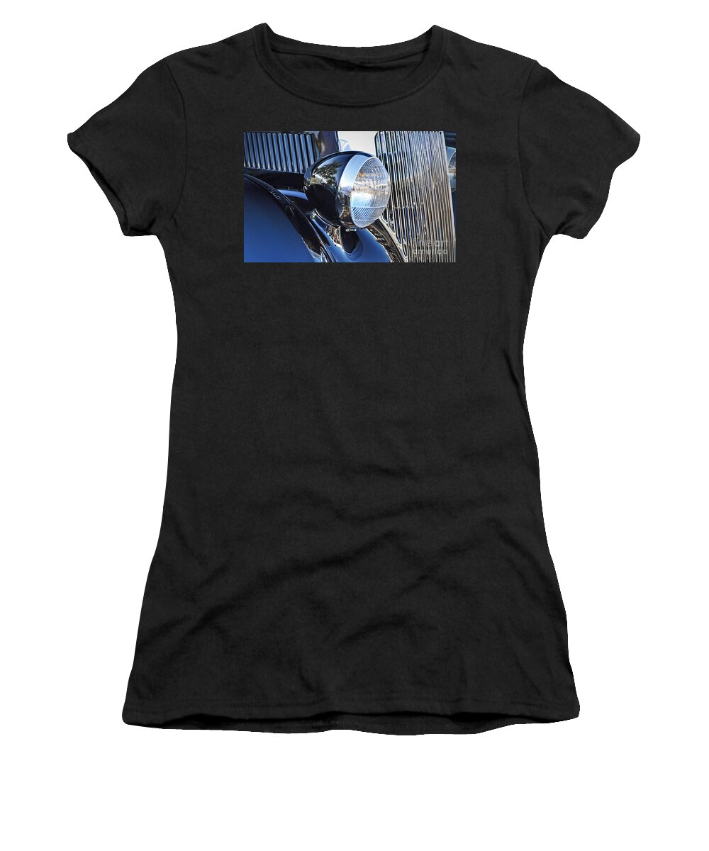 36 Ford Sedan Women's T-Shirt featuring the photograph 1936 Ford 2DR Sedan by Gwyn Newcombe
