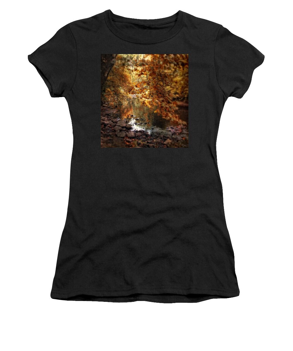 Nature Women's T-Shirt featuring the photograph Fall Reflected #2 by Jessica Jenney