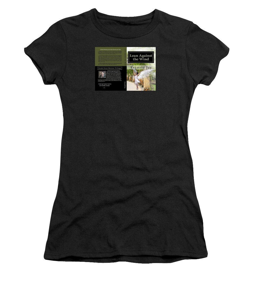 Angel Women's T-Shirt featuring the painting Lean against the Wind #2 by Reynold Jay