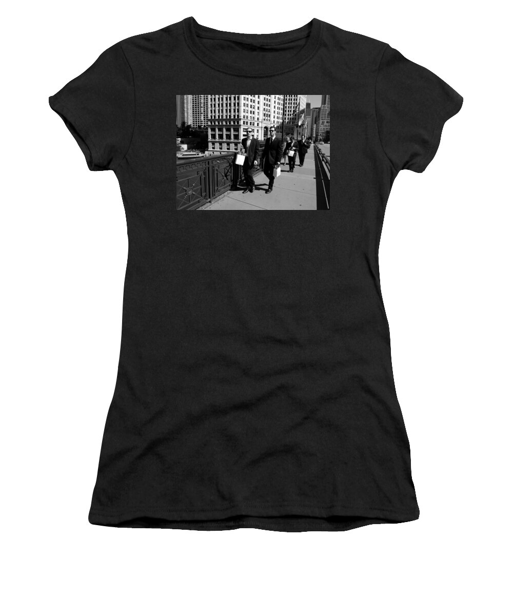 Chicago Women's T-Shirt featuring the photograph No title #23 by Dimi Lazhov