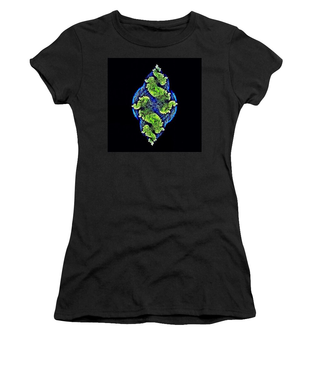 Multiedit Women's T-Shirt featuring the photograph Tautological Fractals #3 by Nick Heap