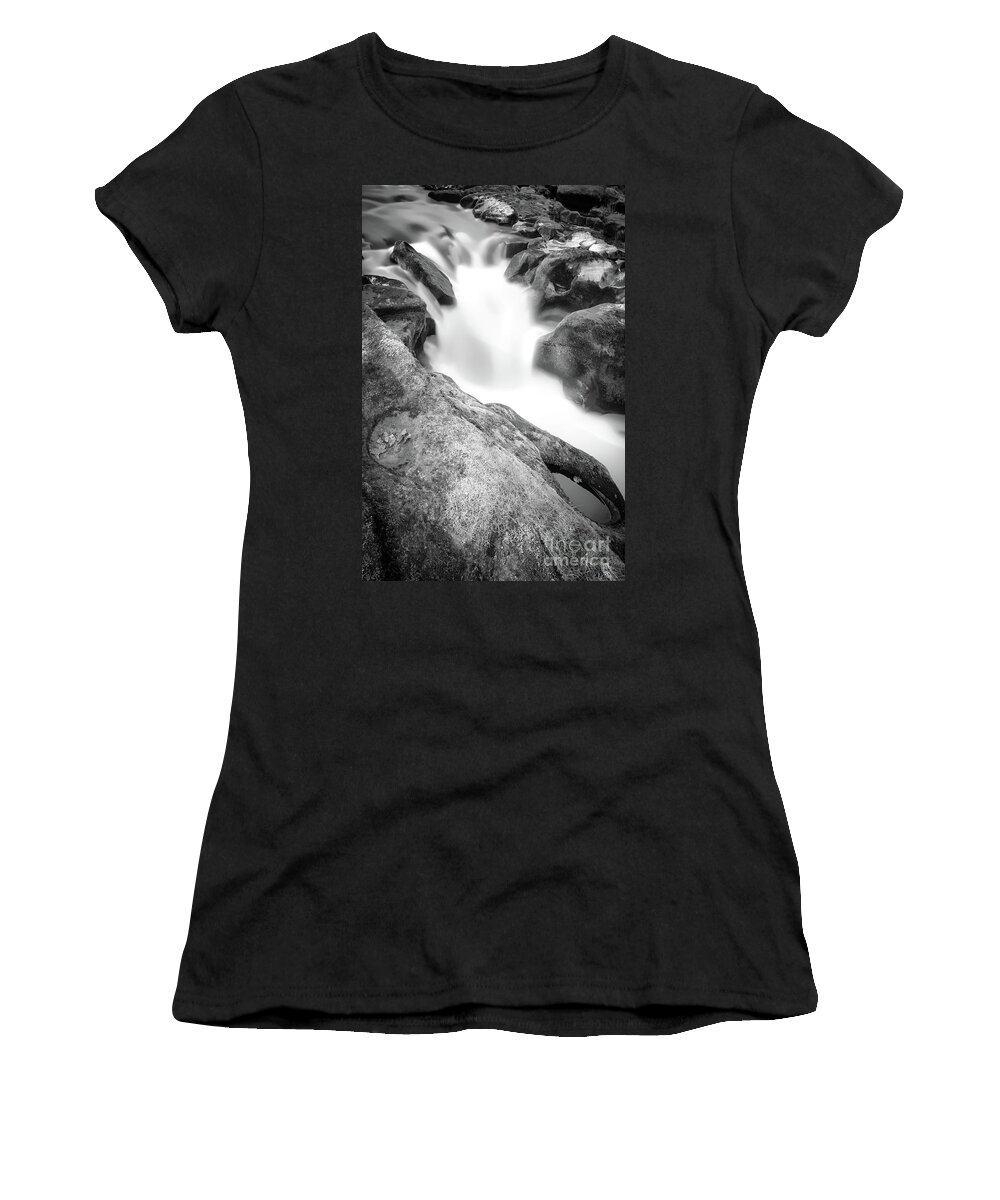 Bolton Abbey Women's T-Shirt featuring the photograph Waterfall on The River Wharfe by Mariusz Talarek