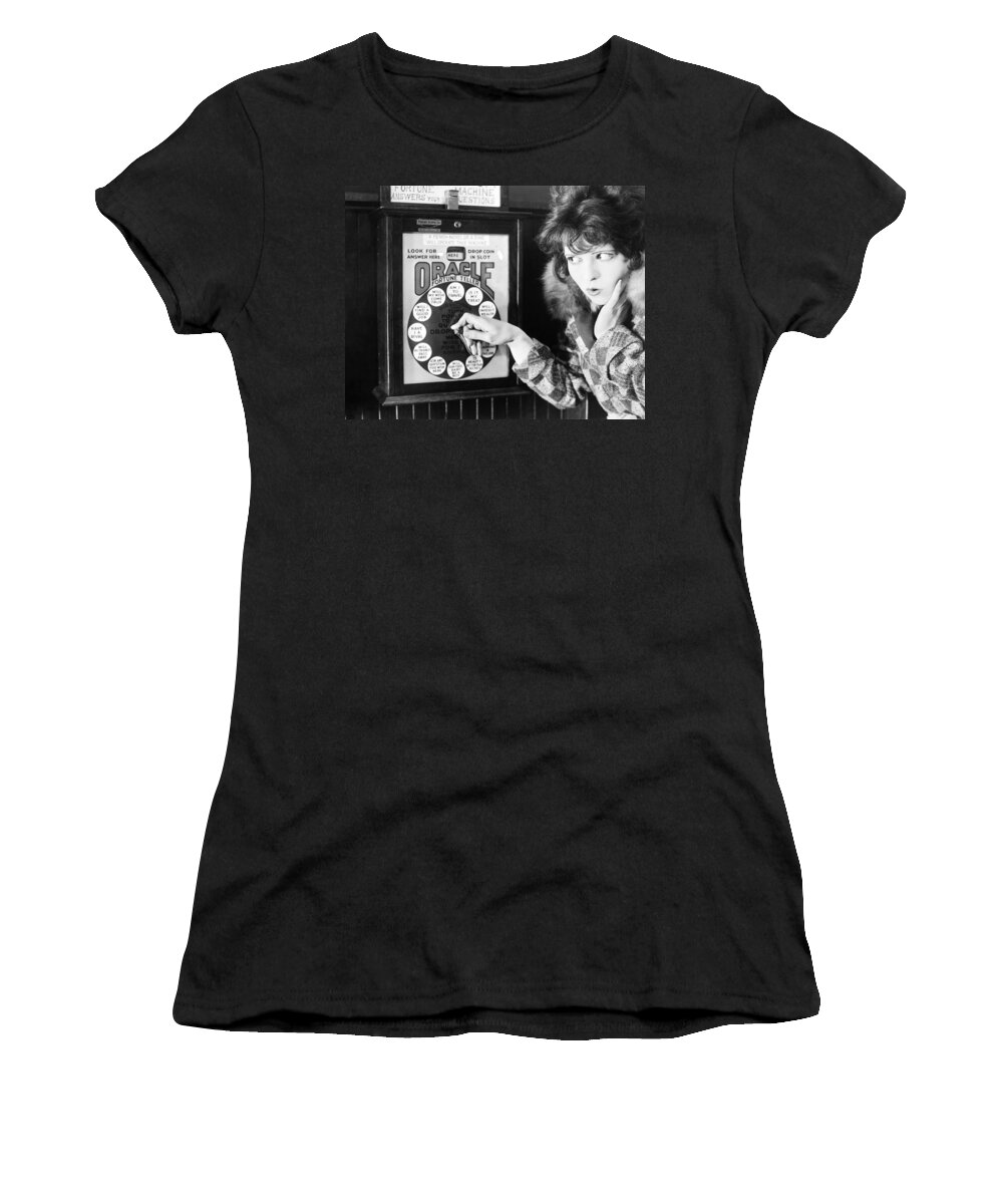 -fortune Telling- Women's T-Shirt featuring the photograph Clara Bow (1905-1965) #4 by Granger