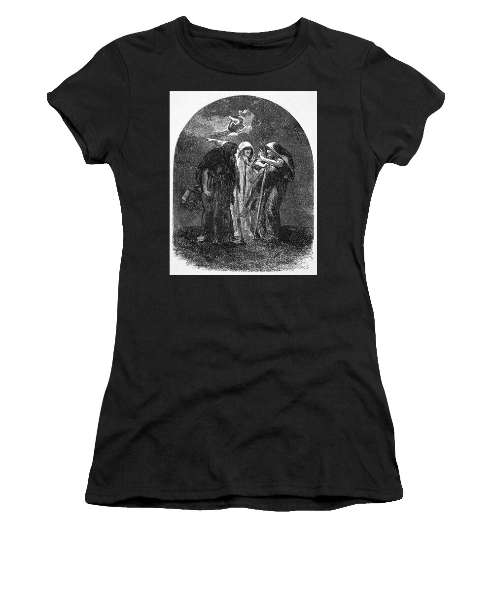 16th Century Women's T-Shirt featuring the photograph Shakespeare: Macbeth #4 by Granger