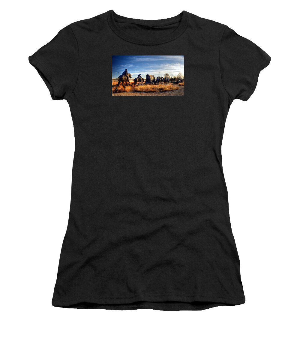Oklahoma City Oklahoma Usa Women's T-Shirt featuring the photograph Oklahoma City Oklahoma USA #40 by Paul James Bannerman