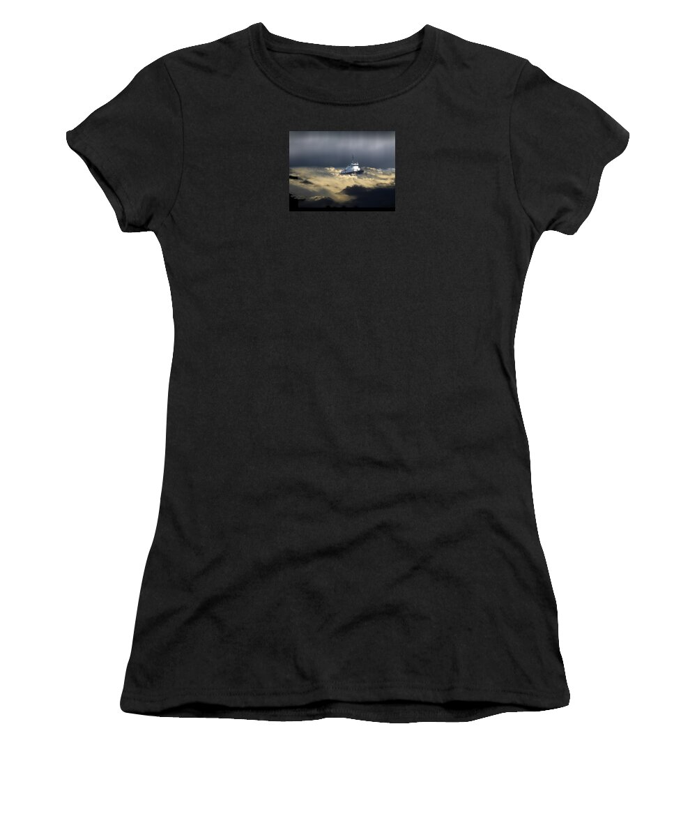 Tug Boat Women's T-Shirt featuring the photograph 4074 by Peter Holme III