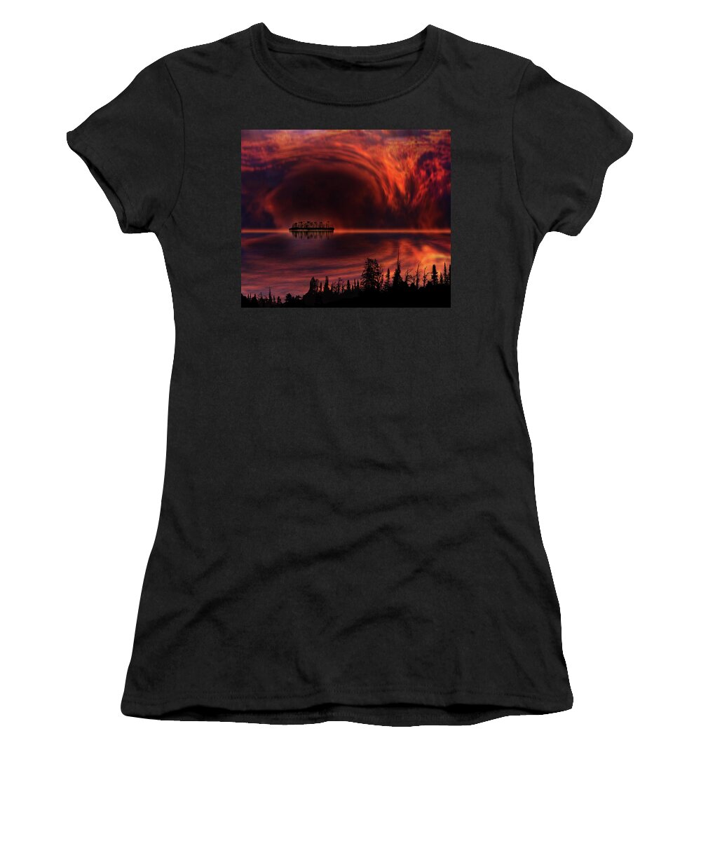 Island Women's T-Shirt featuring the photograph 4385 by Peter Holme III