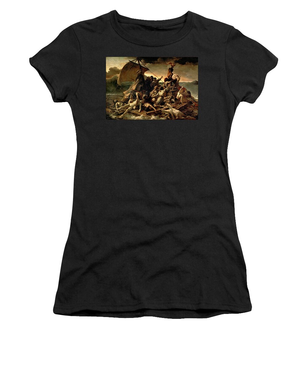 Seascape Women's T-Shirt featuring the photograph The Raft of the Medusa #5 by Theodore Gericault