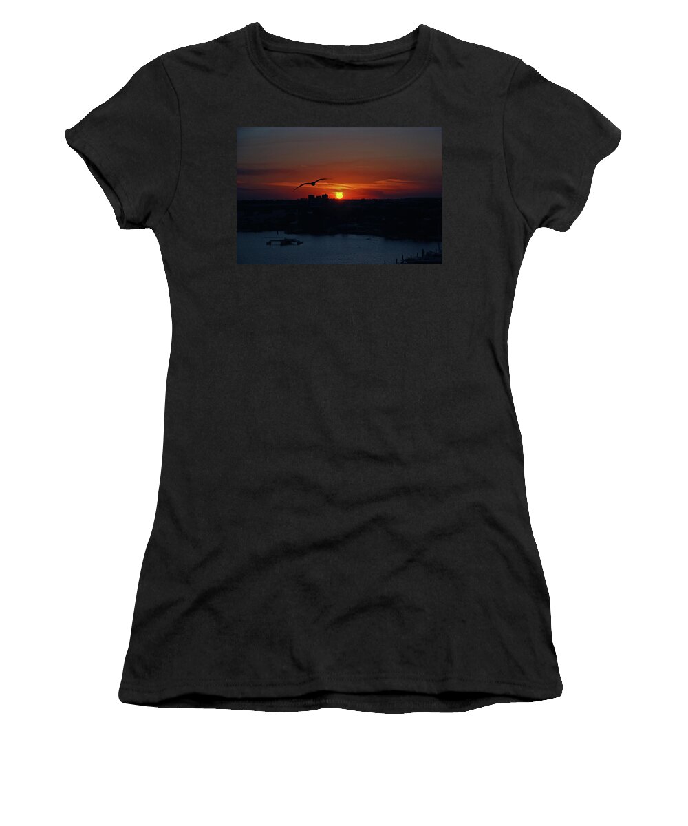 Sunset Women's T-Shirt featuring the photograph 6- Sunset by Joseph Keane