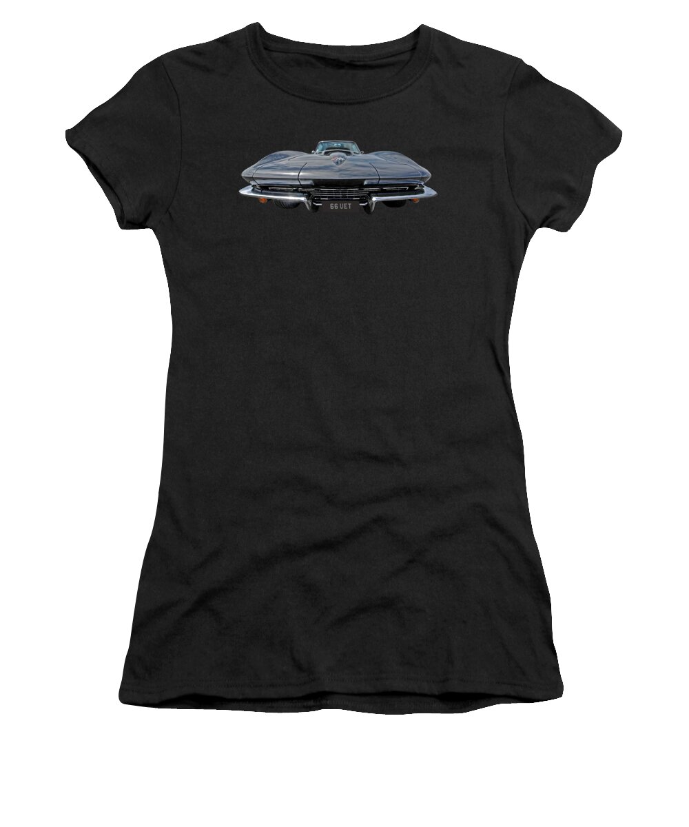 Corvette Stingray Women's T-Shirt featuring the photograph 66 Vette Stingray by Gill Billington