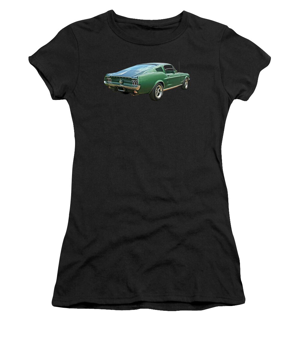 Mustang Women's T-Shirt featuring the photograph 67 Mustang Fastback by Gill Billington
